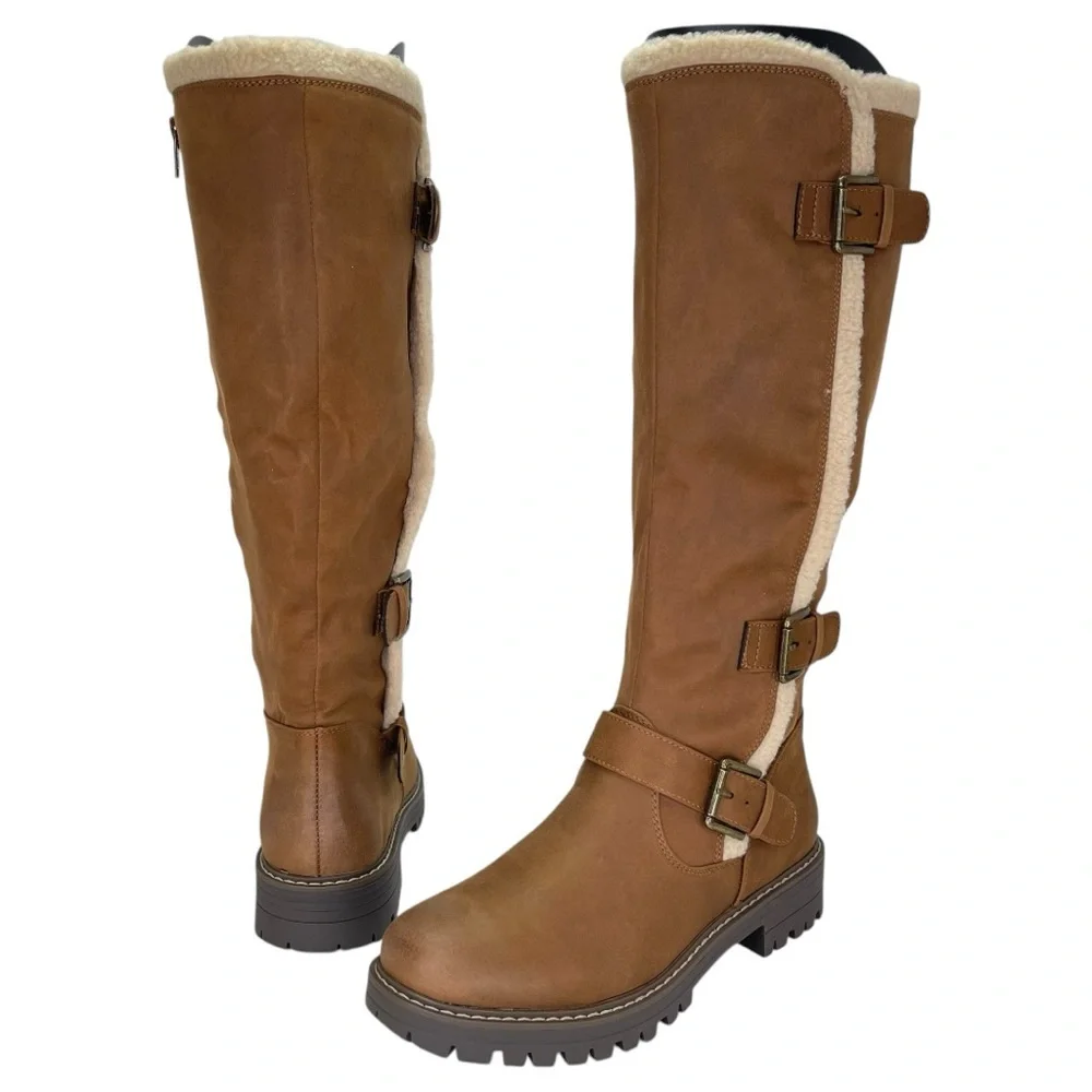 Cliffs by White Mountain Merritt Brown Knee High Womens Boots Size 8.5M - Picture 10 of 13